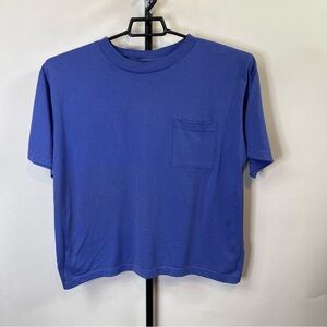 Vintage Simply Basic Solid Purple Shirt Size XL Women’s